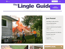 Tablet Screenshot of lingleguide.com